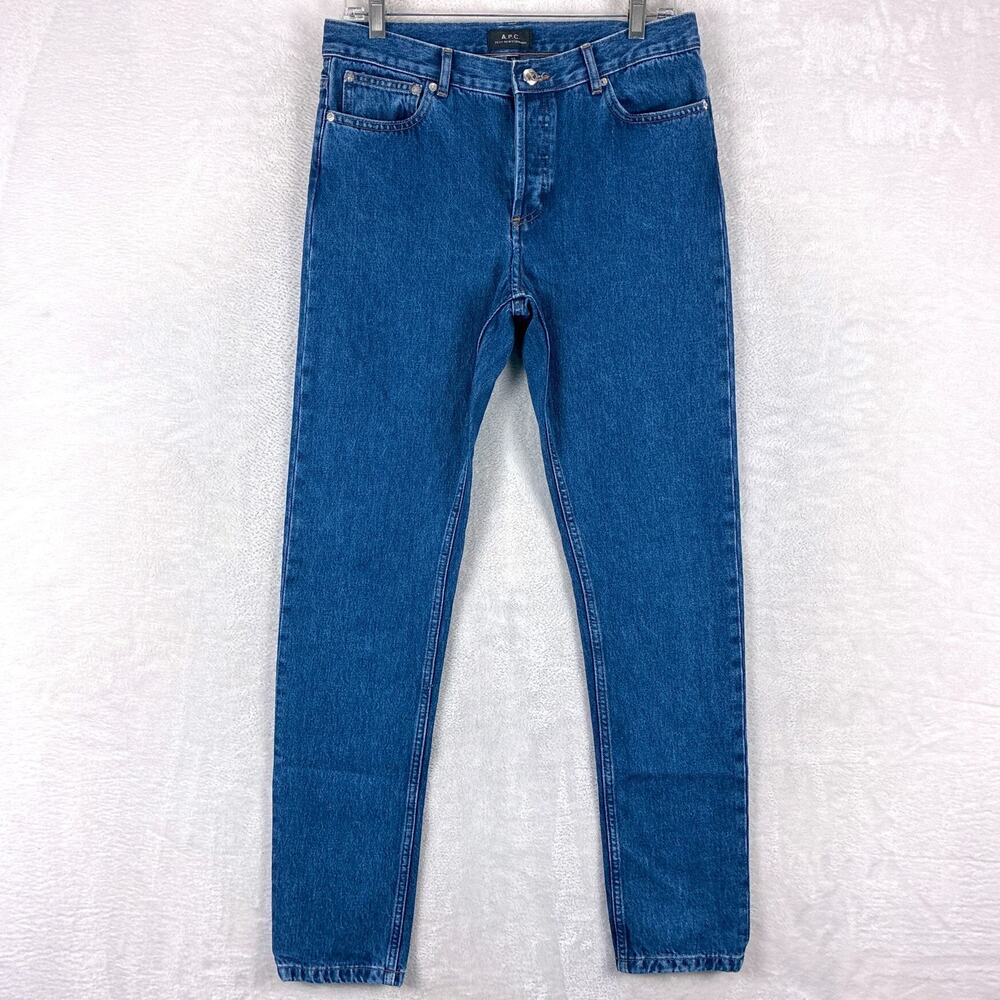 A.P.C. Jeans Mens 30 Petit New Standard Button Fly Luxury Streetwear Preppy